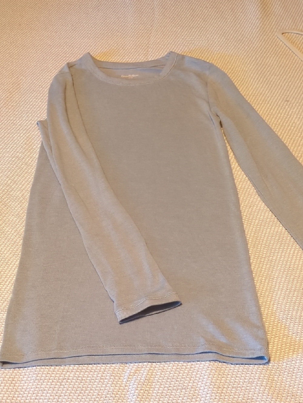 Goodfellow & Co Light Gray Long Sleeve Crewneck Tee